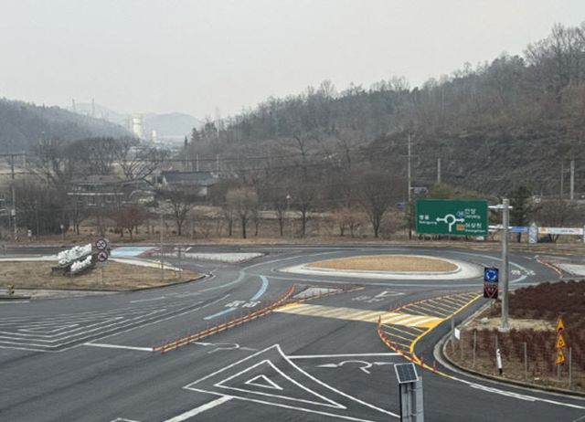 1. 영월군, 한반도면 '쌍용 회전교차로'준공