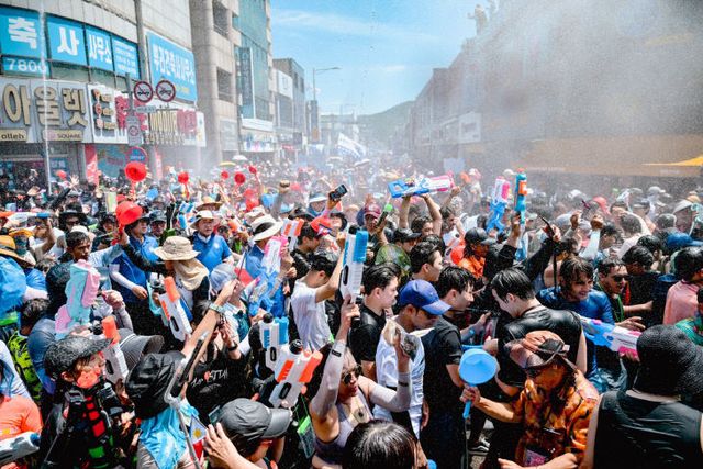 지역축제(정남진장흥물축제)