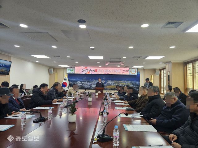 구인모 군수 기자 간담회