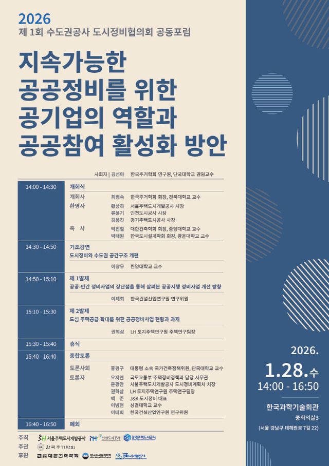 GH, 도시정비 활성화 ‘SH·iH’ 와 맞손