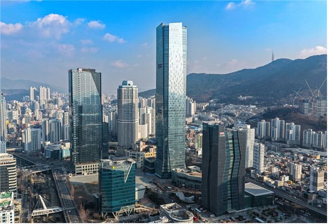 문현금융단지 전체 전경.부산시 제공