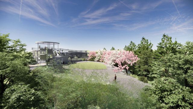 ‘진양호 노을전망대 조성공사’ 착공 조감도