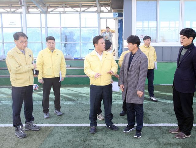 북부권역 주요 공공시설 점검（신태인　축구장）