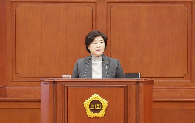 제292회 임시회 제3차 본회의 안경자 의원 5분자유발언-1