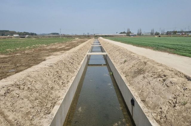 정비에 136억 투입(배수로 공사 후 자료사진)