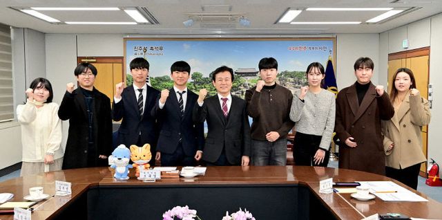 관내 4개 대학 총학생회와 간담