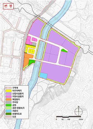 전동산단계획도면(현재)