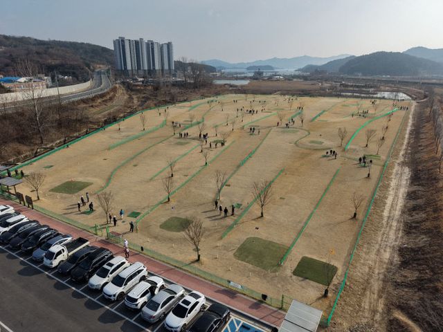 고성파크골프장, 잔디보호 및 시설개선 위한 휴장 실시