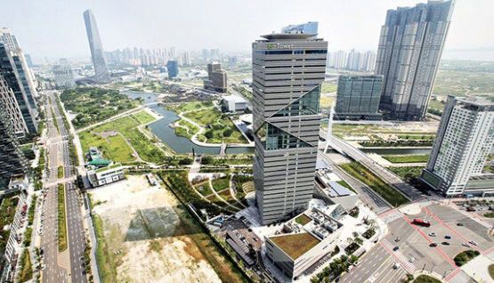 인천경제청 전경(송도 G타워)