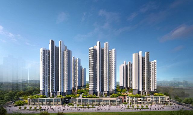 인천 검단호수공원역 파라곤_투시도