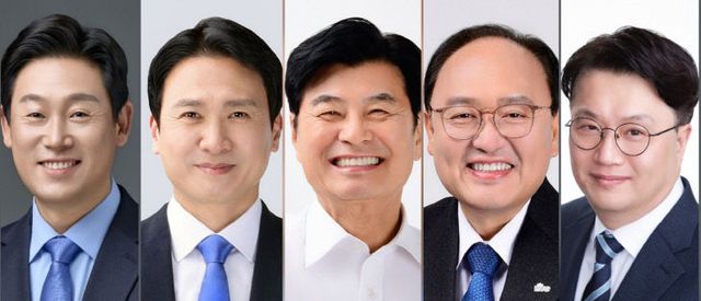 민주당 시장 5인