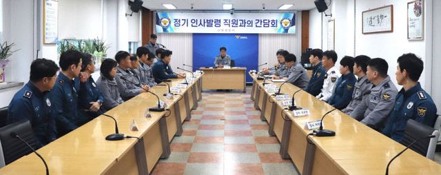 260303 고창경찰서, 상반기 인사발령 간담회 개최