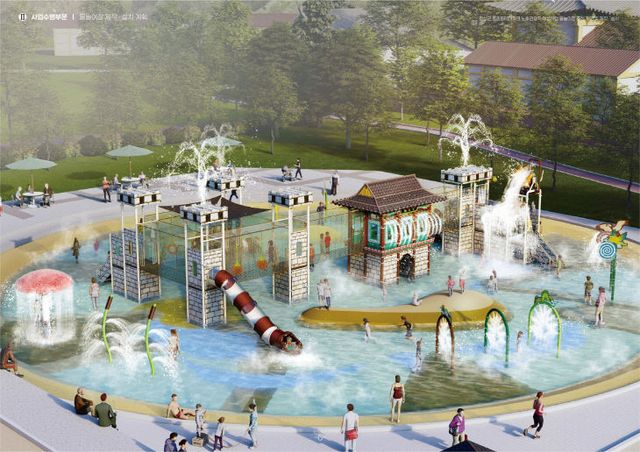 올여름에 문을 여는 홍길동 테마파크 물놀이 시설