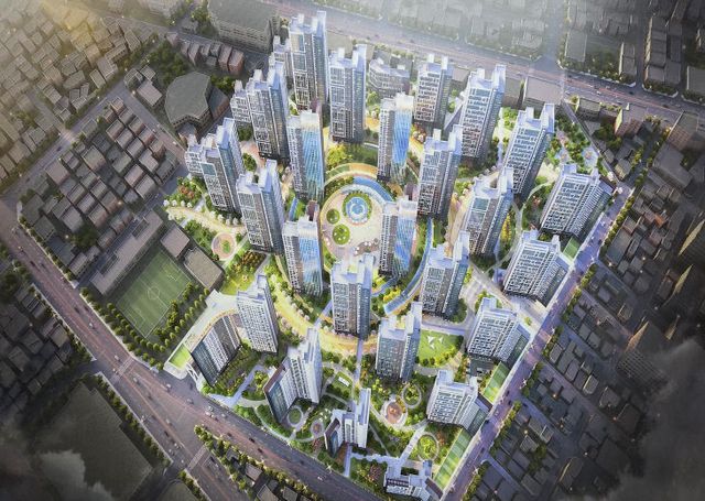 삼성아파트 재건축 조감도1