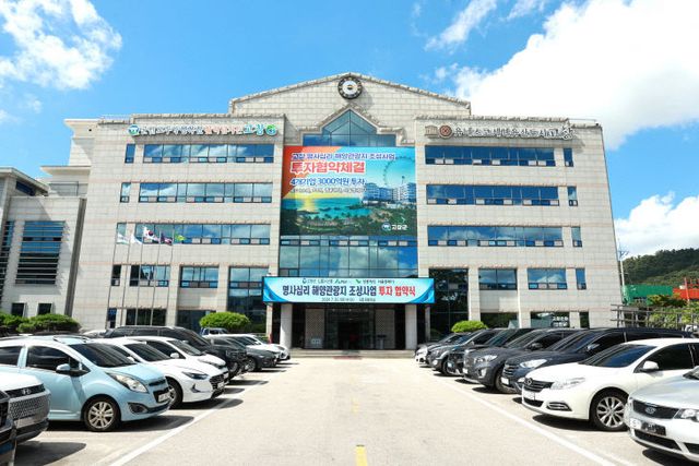 고창군 청사 전경(8월)