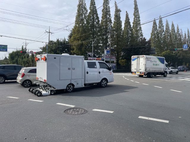 진주시, 첨단기술 접목 GPR사진