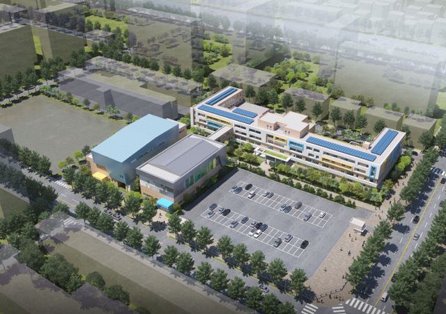 사진1) 대전성천초 학교복합시설 조감도
