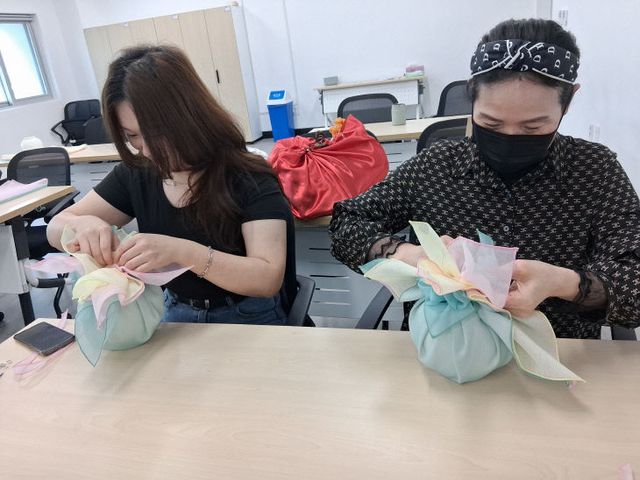 술교육 보자기전통공예전문가 과정 수료식 실시2