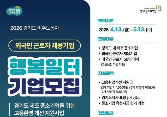 행복일터 포스터