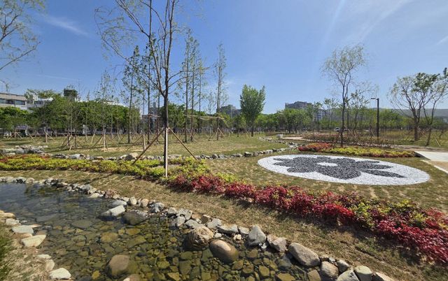 황성공원 도시바람길숲 1단계 완료