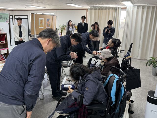 =공단 사회복지처 간부들있다