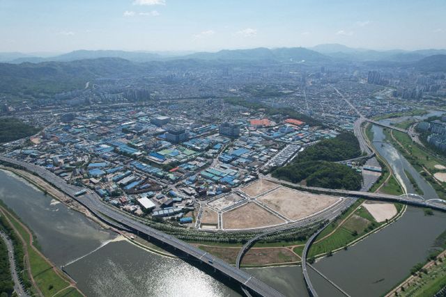 상상허브 첨단 산업단지로 탈바꿈-준공 완료 모습