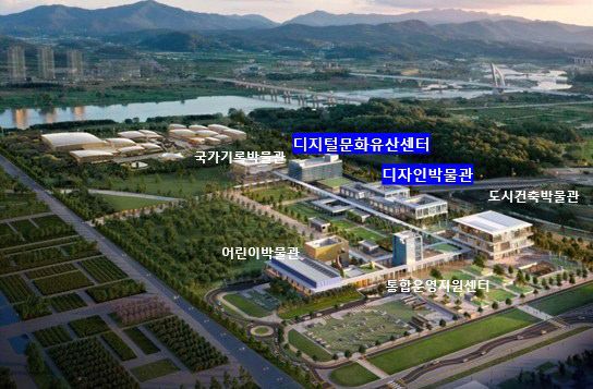 국립박물관단지 조감도