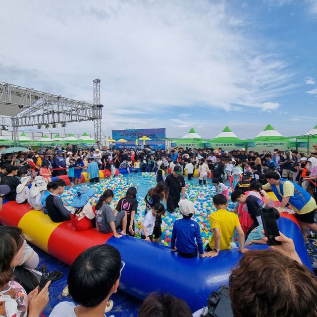 고창갯벌축제(자료사진 맨손장어잡기체험)