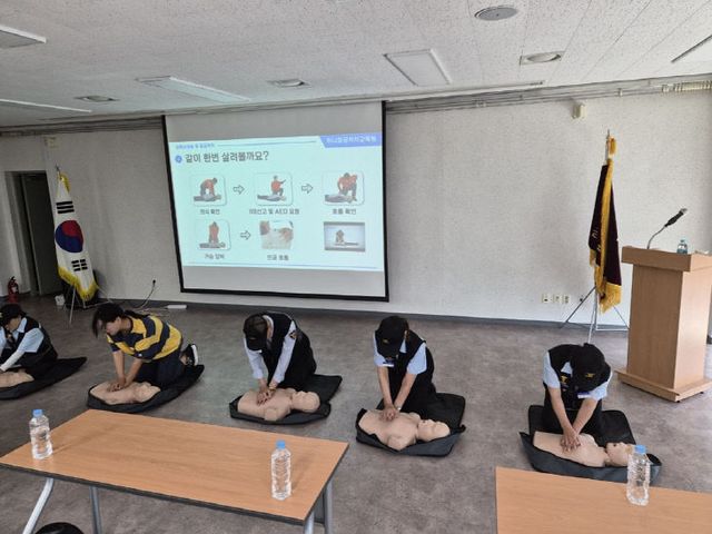 8. 파주시 금촌2동 실버경찰대, 응급처치 교육 실시