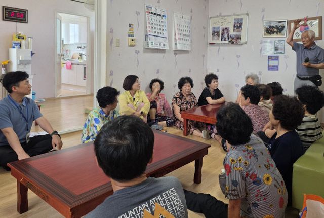 정현영 대산면장, 폭염대비 현장행정