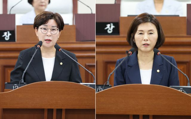 사진(오수연 부의장, 이정휘 의원)
