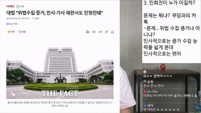 민희진 VS 하이브 결전의 그날.. '누가 이길까'.mp4_20240530_094554.310.jpg 민희진이 무속인과의 카톡 유출을 철저하게 막는 이유