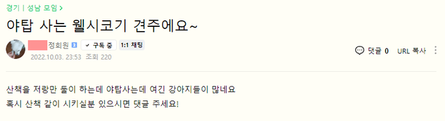 화면-캡처-2024-05-10-215347.png [혐오] 강아지 눈 파열, 야탑 학대남