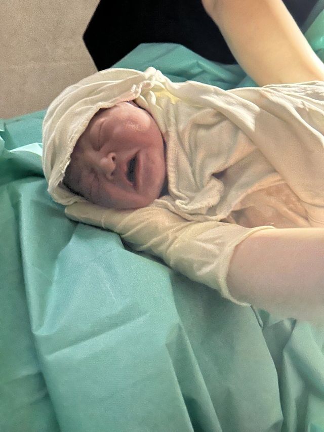 오늘 출산했습니다