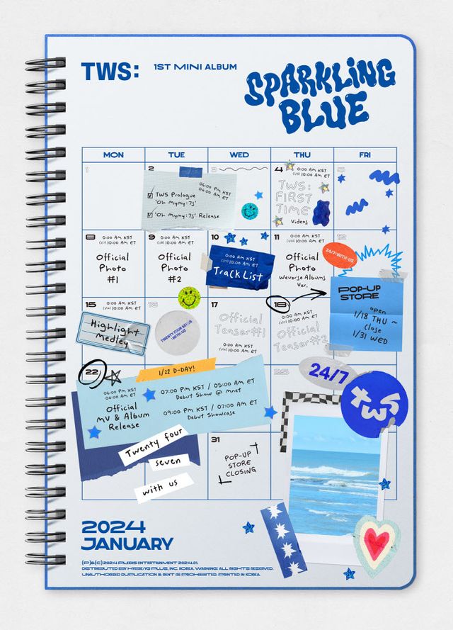 231227_TWS 데뷔 앨범 스케줄러