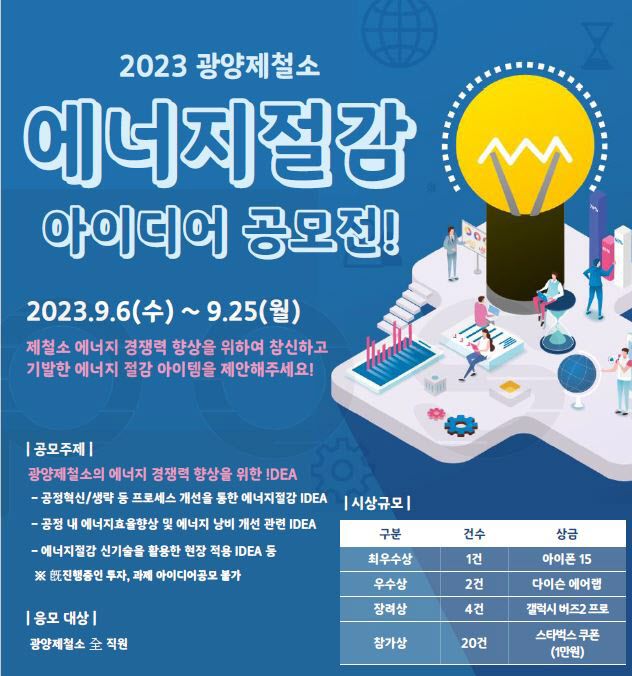 광양제철소 에너지절감 아이디어 공모전