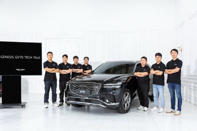(사진 1) '제네시스 GV70 테크 토크' 관련 사진