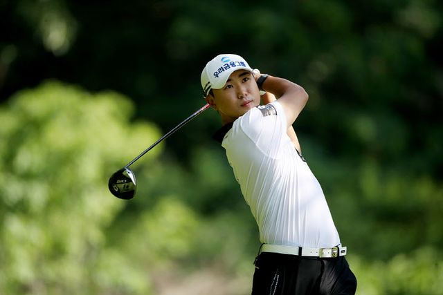 조우영 6번홀 드라이버 티샷