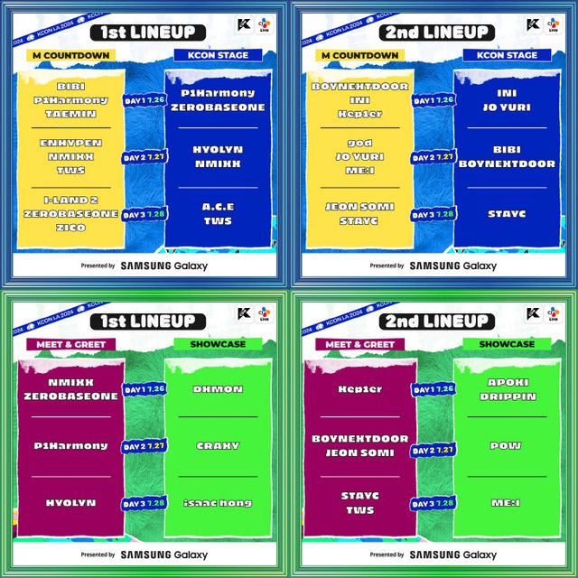 KCON LA 2024_라인업(제공 CJ ENM)