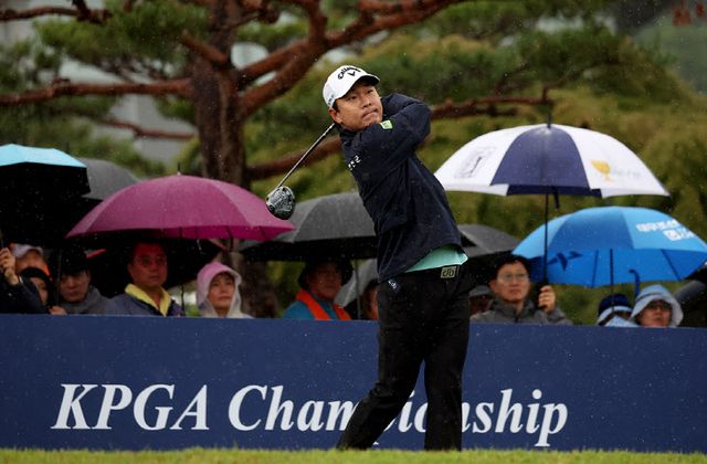 전가람 1번홀 드라이버 티샷