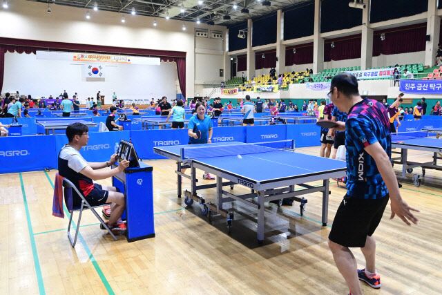 제3회 진주시탁구협회 클럽대항전