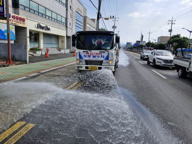 사천시, 여름철 도로관리에 총력