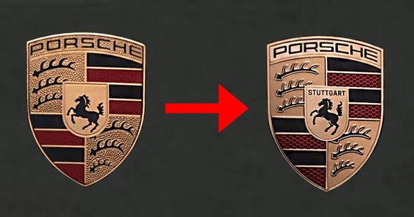포르쉐 로고 변화
