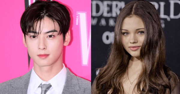 차은우, 인디아 아이슬리 /사진= 온라인 커뮤니티