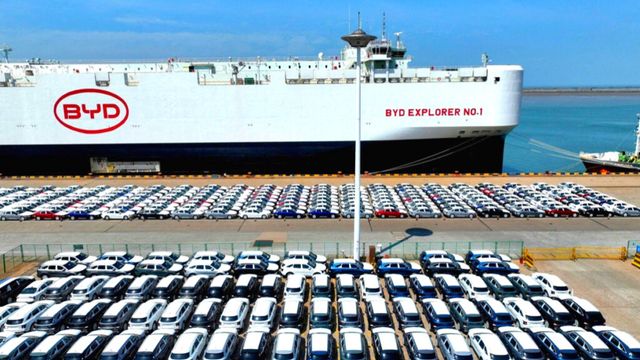 Electric car BYD on the rise