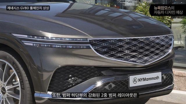 Imagination of the new GV80 (4)