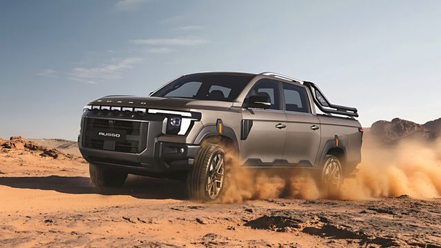 KG Mobility Musso Launched (2)