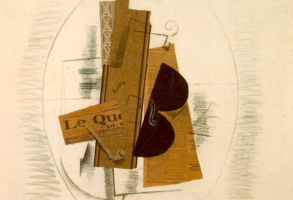 ▲ 브라크, 바이올린과 파이프(1913)