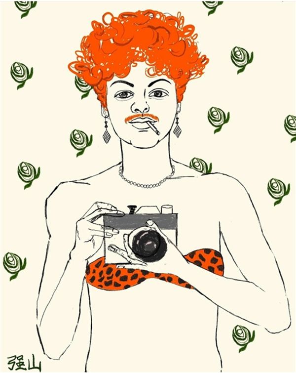 ▲ 성의 구별이 없는 작품, 아이패드, 2022 / 사진: 강산 제공