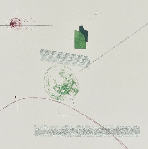 ▲ 문의시초4, 순지에 채색, 50.5x50.5cm, 2023, 유정